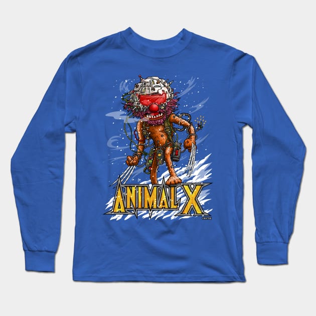 ANIMAL X Long Sleeve T-Shirt by KKTEE